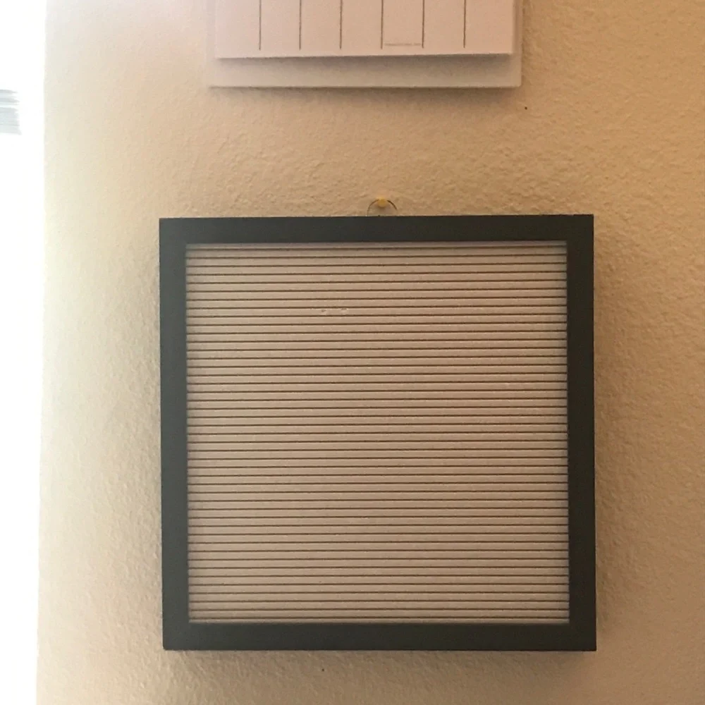 Black with White Letterboard